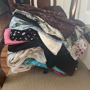Lot of 22 size large women’s tops